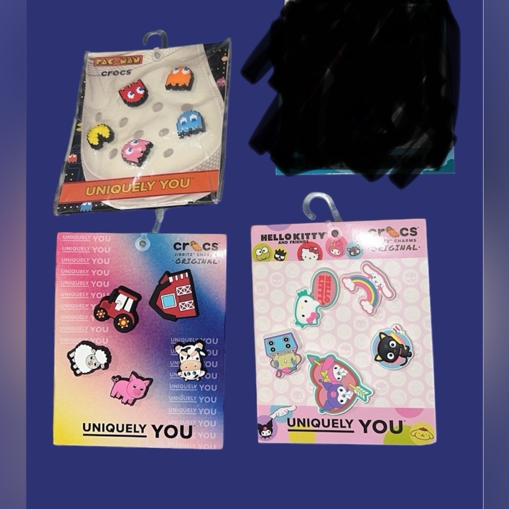 3 Brand New Packs Of Various Croc Jibbitz Cute Summer Crocs